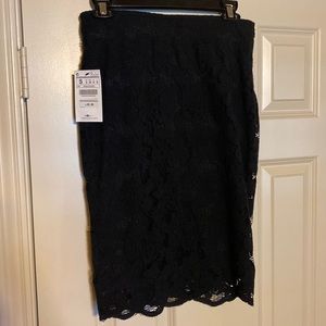 Zara skirt- Black lace